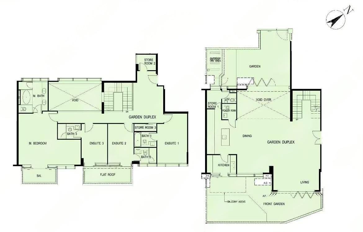 富豪・山峰 4房戶型